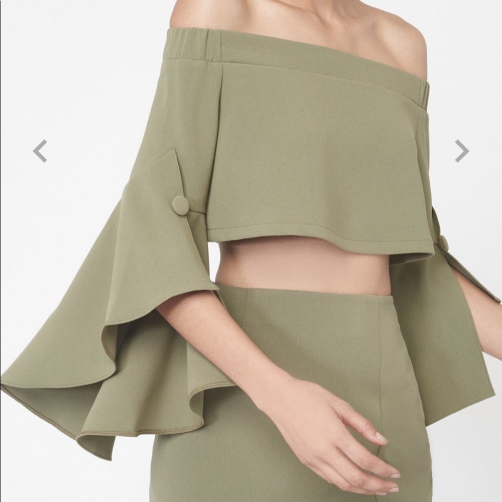 NWT Coord Matching Set Off Shoulder Trousers